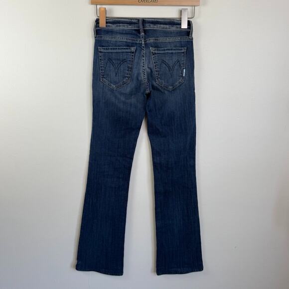 MOTHER The Outsider in Heaven Texas 24 Bootcut Blue Jeans Narrow Flare - Picture 6 of 12